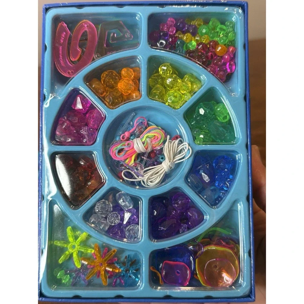 Vintage Lisa Frank Rainbow Skeeter Seal - Cool Crystals Bead Box - NOS RARE